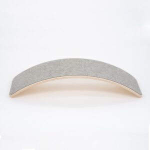 Wooden Balance Board With Grey Felt